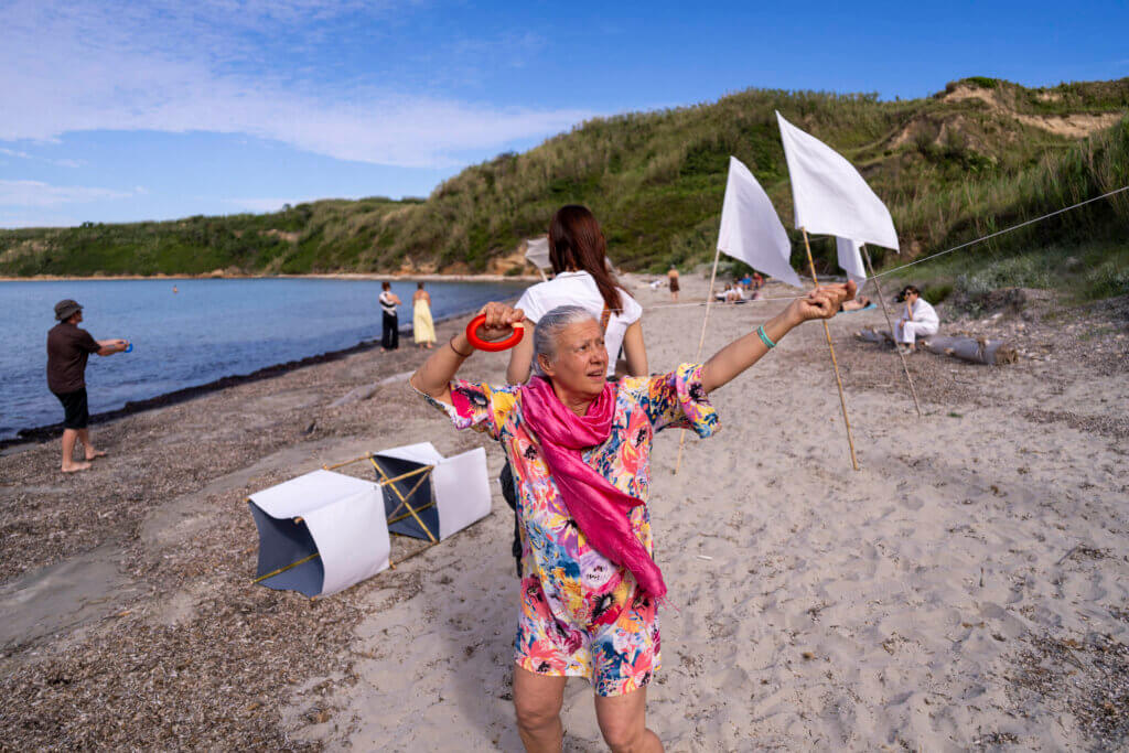 Flying Kites on Bok Beach